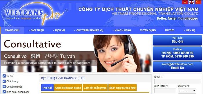 Dịch thuật Chuyên nghiệp - Chất lượng tạo nên khác biệt