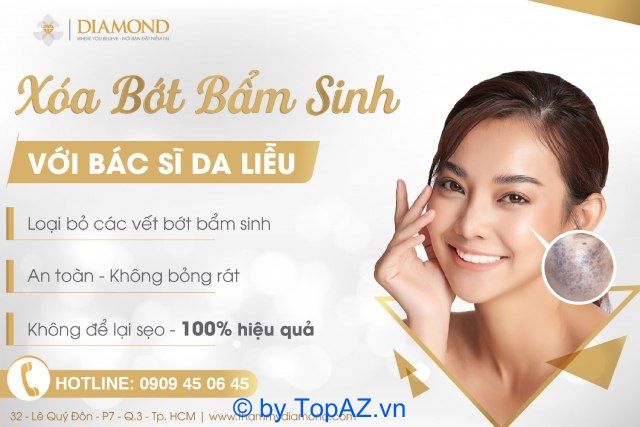 Diamond Cosmetic - Địa chỉ vàng cho các giải pháp xóa chàm bớt bẩm sinh tại TP.HCM