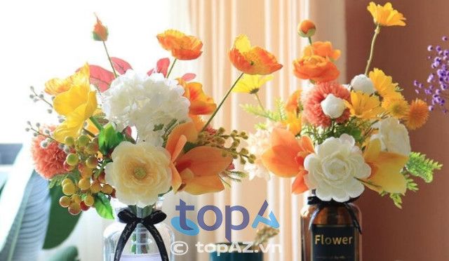 địa chỉ mua hoa lụa nghệ thuật tại Ba Đình