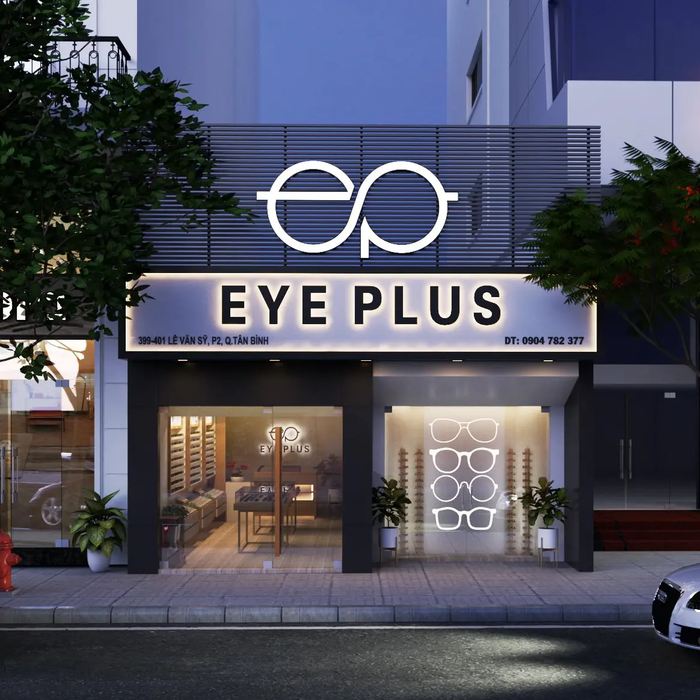 Hình ảnh không gian trưng bày hiện đại tại Eye Plus