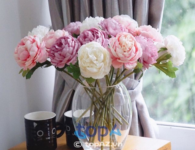 địa điểm mua hoa lụa đẹp Ba Đình