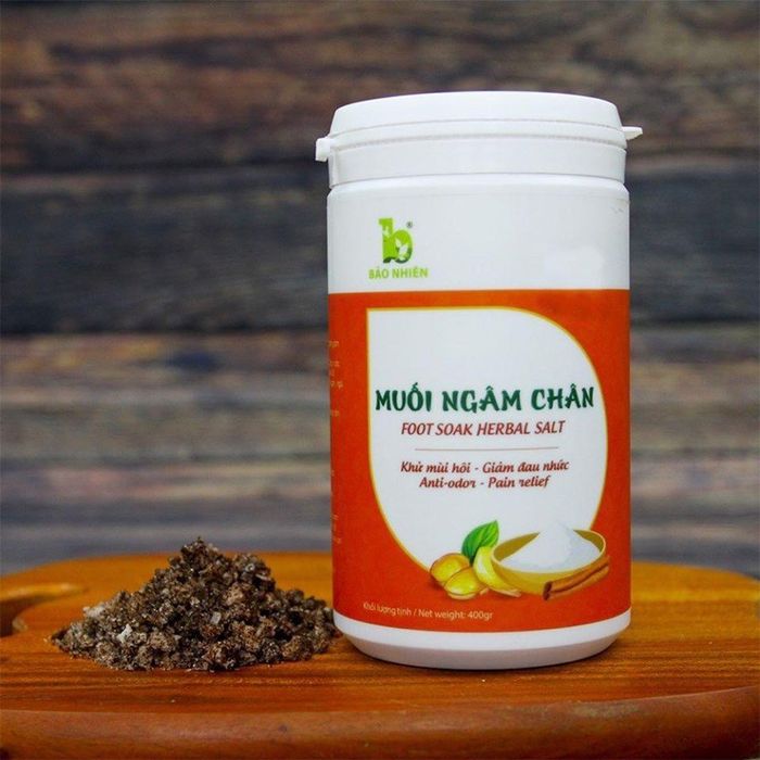 Hình ảnh chân thực Muối Ngâm Chân Thảo Mộc Bảo Nhiên cao cấp