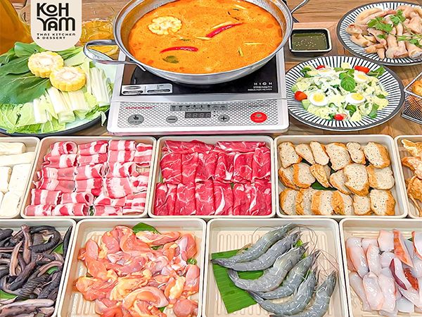 Nghệ thuật trình bày món ăn tại Thai Koh Yam