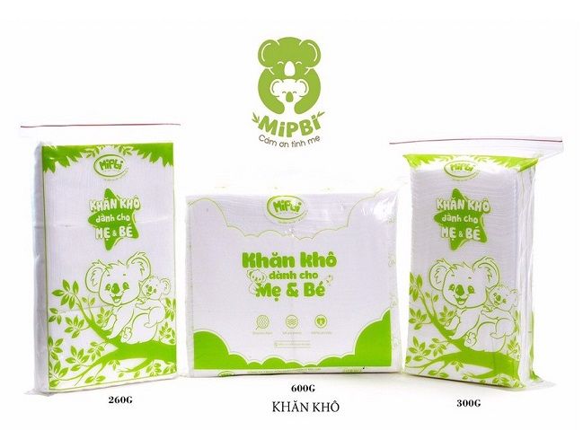 Bộ sưu tập hình ảnh khăn Mipbi đa năng - Công nghệ vượt trội cho làn da nhạy cảm