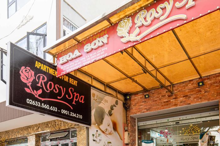 Hình ảnh không gian sang trọng tại Rosy Spa