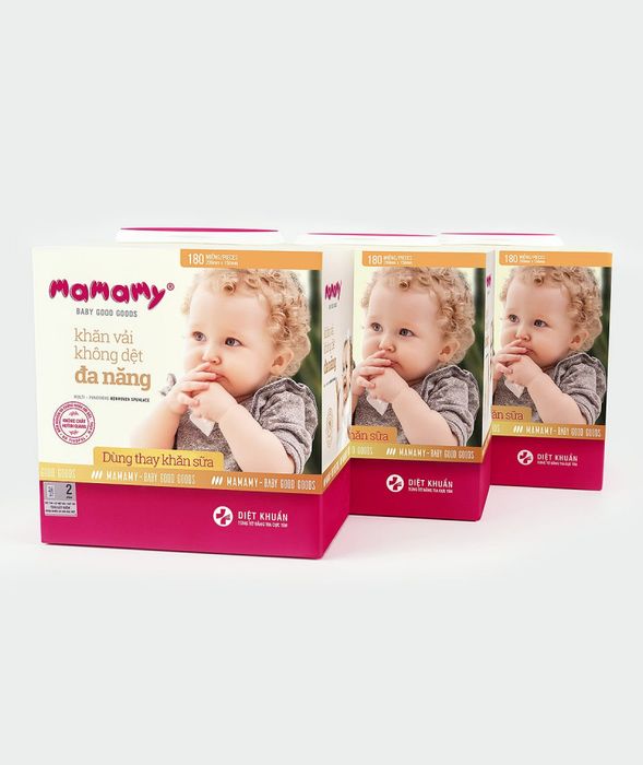 Bộ sưu tập khăn vải khô Mamamy đa dạng kiểu dáng - Người bạn đồng hành của mẹ và bé