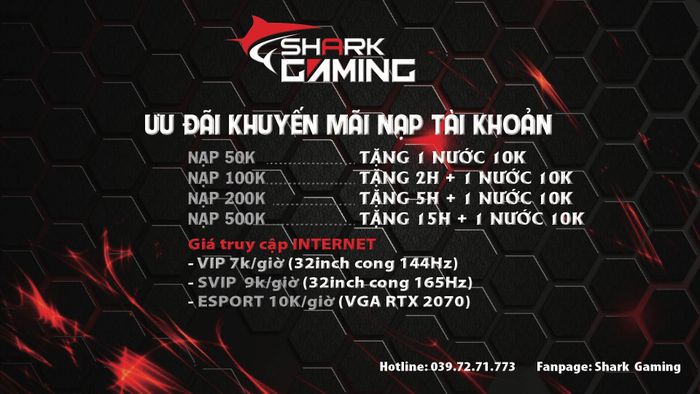 Shark Gaming - Trải nghiệm đẳng cấp