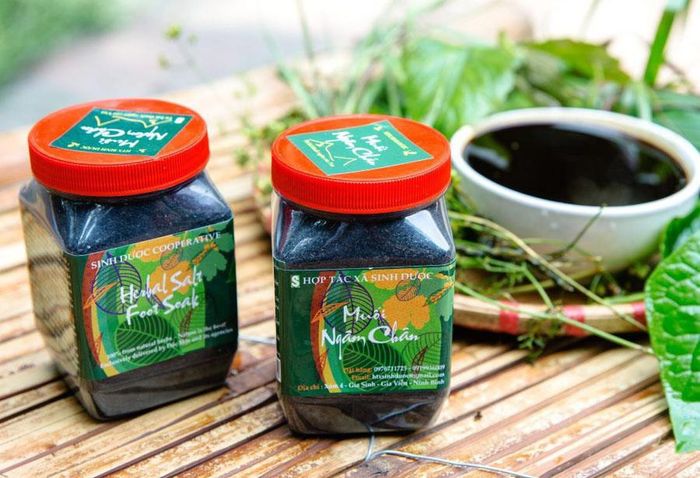Hình ảnh Muối Ngâm Chân Sinh Dược Độc Mộc tinh khiết
