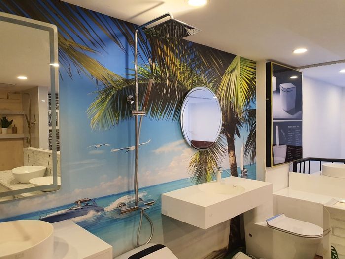 Hình ảnh showroom sang trọng của Takumizima - Thiết bị vệ sinh Nhật Bản