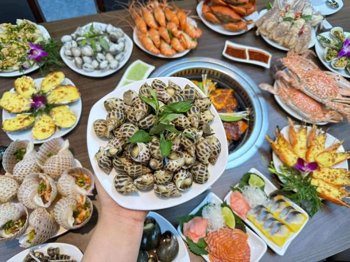 Không Gian Sang Trọng Tại Buffet Poseidon