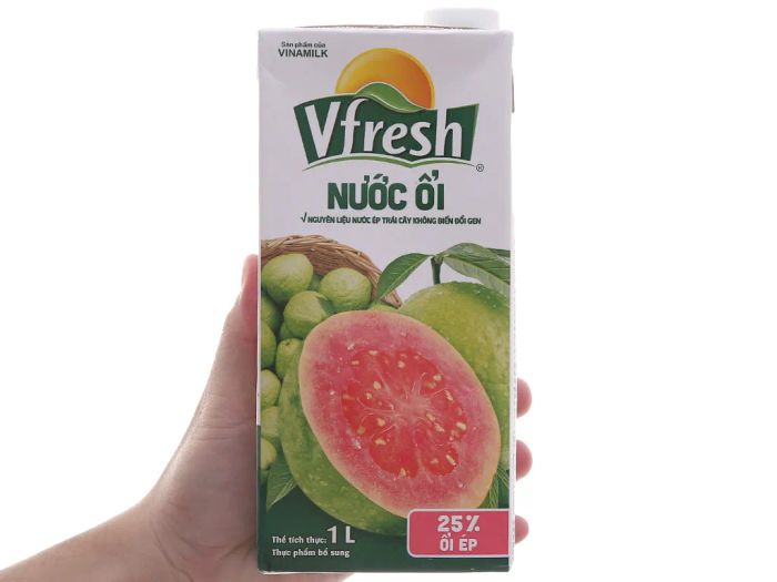 Nước ép ổi Vfresh - Tinh túy trái cây từ Vinamilk