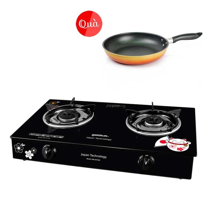 Bếp gas Goldsun ảnh 2 - Kiểu dáng gọn gàng, kiềng bếp chống gỉ cao cấp, mang đến trải nghiệm nấu nướng hoàn hảo