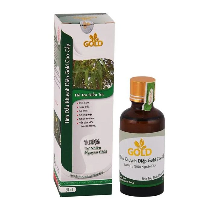 Hình ảnh chân thực: Tinh dầu khuynh diệp Gold - Tinh hoa từ thiên nhiên