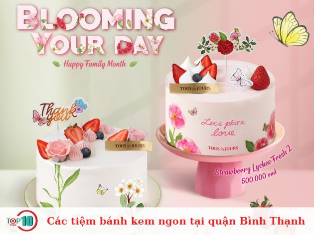 Tuyển tập những tiệm bánh kem ngon nhất quận Bình Thạnh