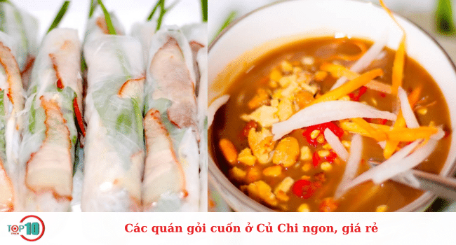 Hành trình khám phá những quán gỏi cuốn Củ Chi: Ngon chuẩn vị - Giá sinh viên