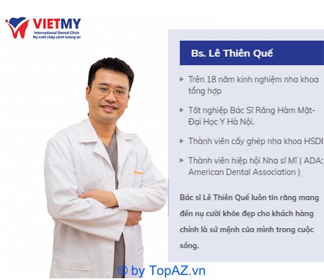 BS Lã Thiên Quế - Người thầy thuốc của những nụ cười hoàn hảo
