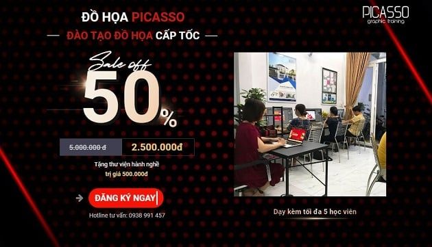 Chương trình đào tạo đồ họa chuyên nghiệp tại Picasso