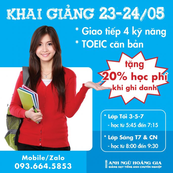 Hình ảnh cơ sở vật chất hiện đại tại Trung Tâm Anh Ngữ Hoàng Gia