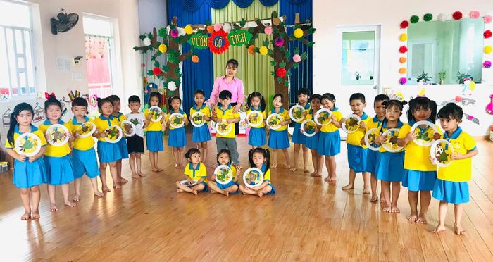 Hình ảnh 1 - Khuôn viên xanh mát Trường Mầm Non Hoa Lan