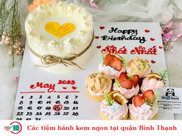 Tuyển tập những tiệm bánh kem ngon nhất quận Bình Thạnh