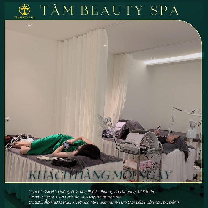 Hình ảnh trải nghiệm dịch vụ cao cấp tại Viện Thẩm Mỹ Tâm Beauty