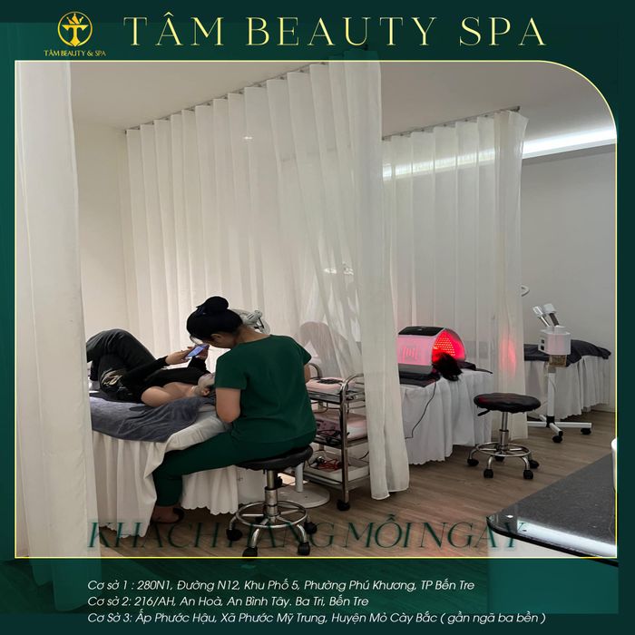 Hình ảnh không gian sang trọng tại Viện Thẩm Mỹ Tâm Beauty