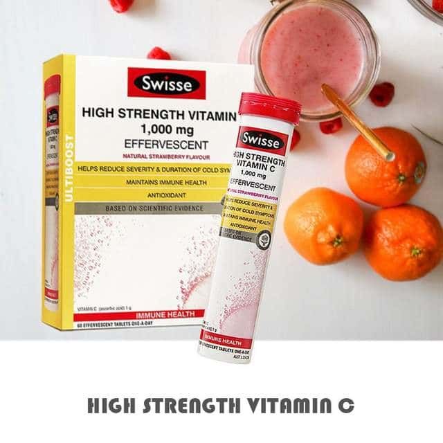 Hình ảnh thực tế Swisse Ultiboost Vitamin C - Viên sủi đa tác dụng