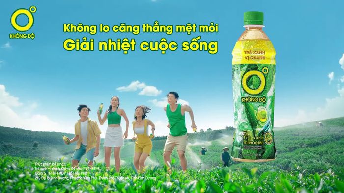 Hình ảnh thực tế trà xanh Không Độ chính hãng