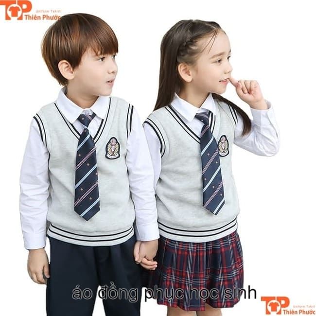 Bộ sưu tập đồng phục tiểu học cao cấp được may trực tiếp tại xưởng TP.HCM