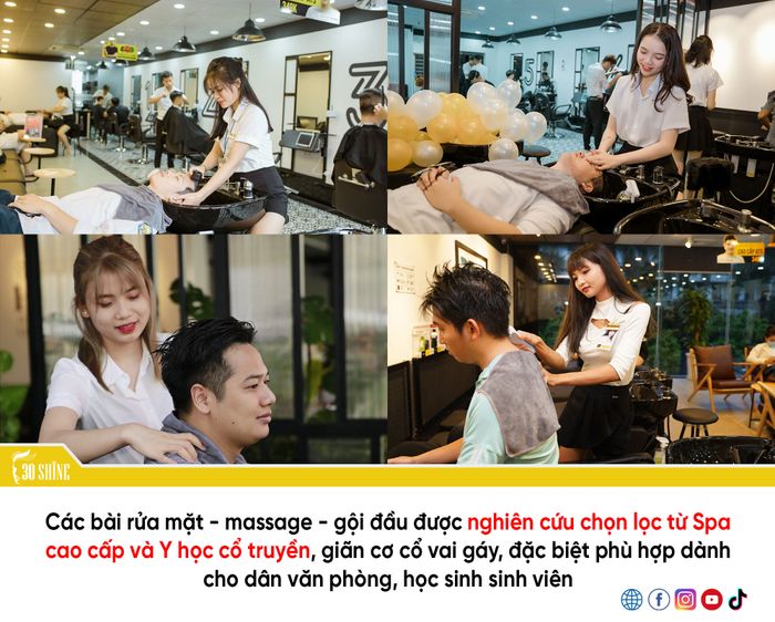 Không gian hiện đại và sang trọng tại 30Shine