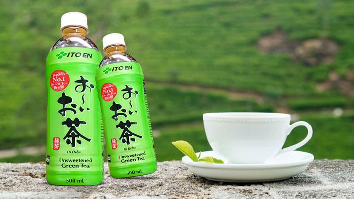 Hình ảnh thực tế trà xanh Itoen Oi Ocha chính hãng