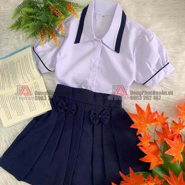 Bộ sưu tập váy đồng phục tiểu học dành riêng cho bé gái