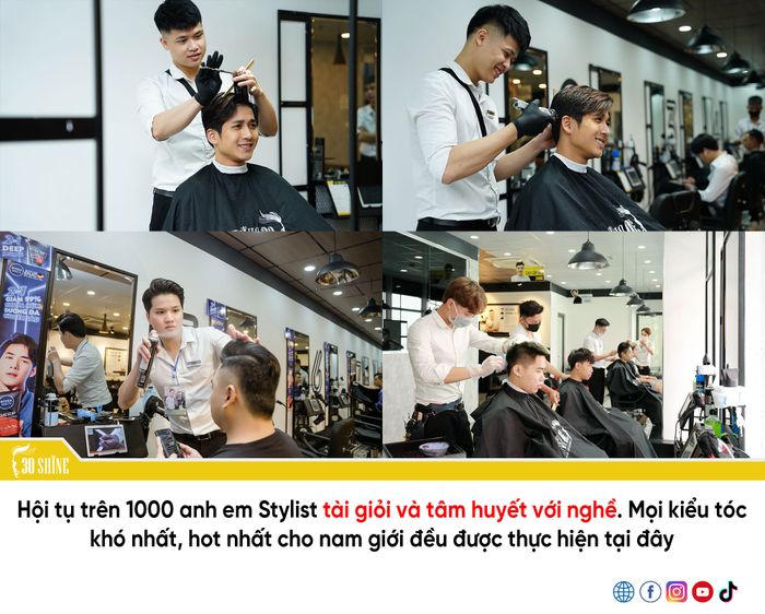 Quy trình chăm sóc chuyên nghiệp tại 30Shine