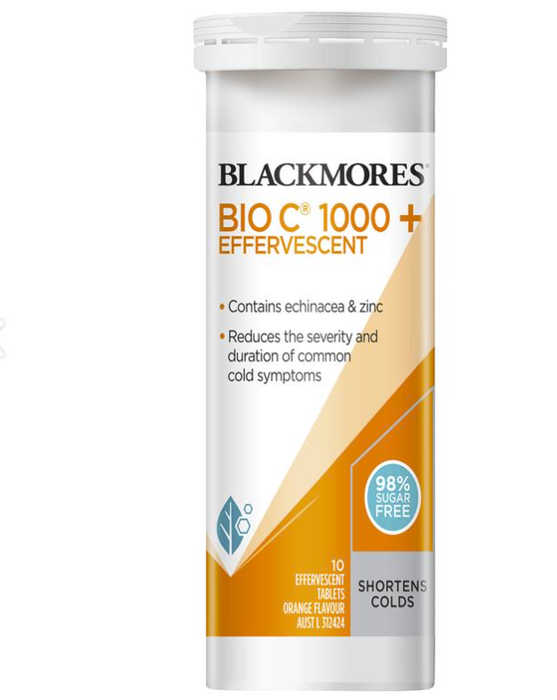 Hình ảnh thực tế Blackmores Vitamin C 1000 + Echinacea & Zinc - Thiết kế sang trọng