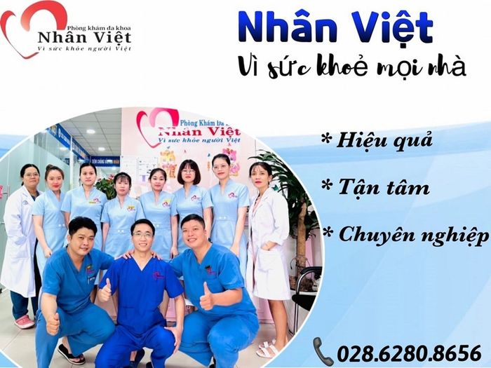Hình ảnh chân thực về Phòng Khám Đa Khoa Nhân Việt - không gian khám chữa bệnh hiện đại