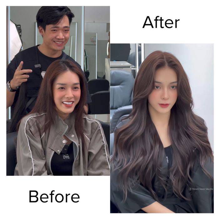 Khoảnh khắc tỏa sáng cùng mái tóc mới tại Traky Hair Salon