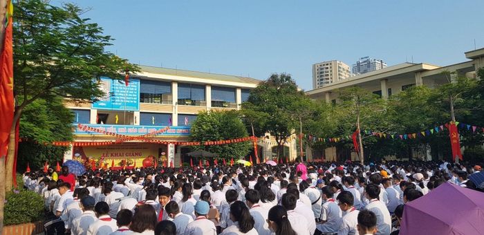 Hình ảnh đầu tiên về cơ sở vật chất hiện đại tại Trường THCS Trần Đăng Ninh