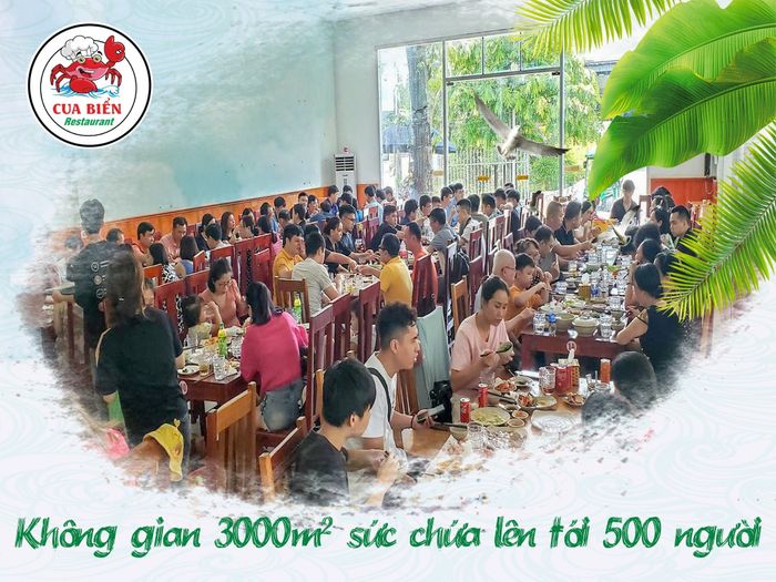 Những món hải sản tươi sống được chế biến tài hoa tại Cua Biển Restaurant