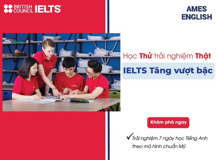 Hình ảnh lớp học tương tác với giáo viên bản ngữ tại AMES Hạ Long
