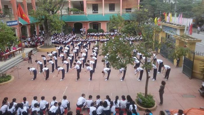 Góc nhìn toàn cảnh về cơ sở vật chất hiện đại của Trường Lê Hồng Phong