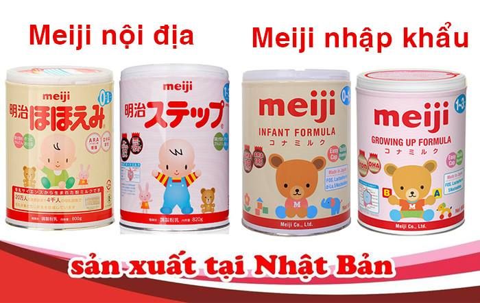 Hình ảnh sữa Meiji chính hãng