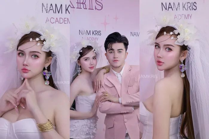 Hình ảnh thành phẩm makeup từ học viên Nam Kris