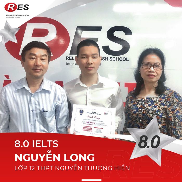 Hình ảnh lớp học tương tác với giáo viên bản ngữ tại RES