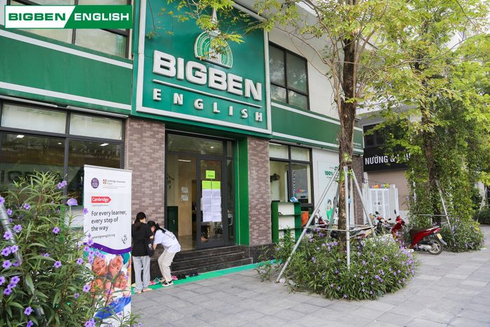 Không gian học tập hiện đại tại Bigben English