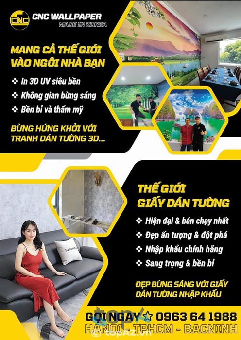 CNC Wallpaper - Đẳng cấp từ chất lượng đến dịch vụ
