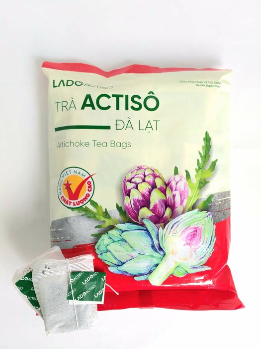 Hình ảnh Trà Atiso Ladophar - Sản phẩm vàng từ vùng nguyên liệu sạch Đà Lạt, qua bàn tay chế biến tinh tế của các chuyên gia dược liệu