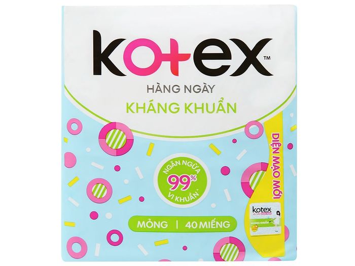 KOTEX® Kháng Khuẩn - Băng vệ sinh hàng ngày với công nghệ kháng khuẩn vượt trội, mang lại sự bảo vệ tối ưu (Ảnh minh họa 2)