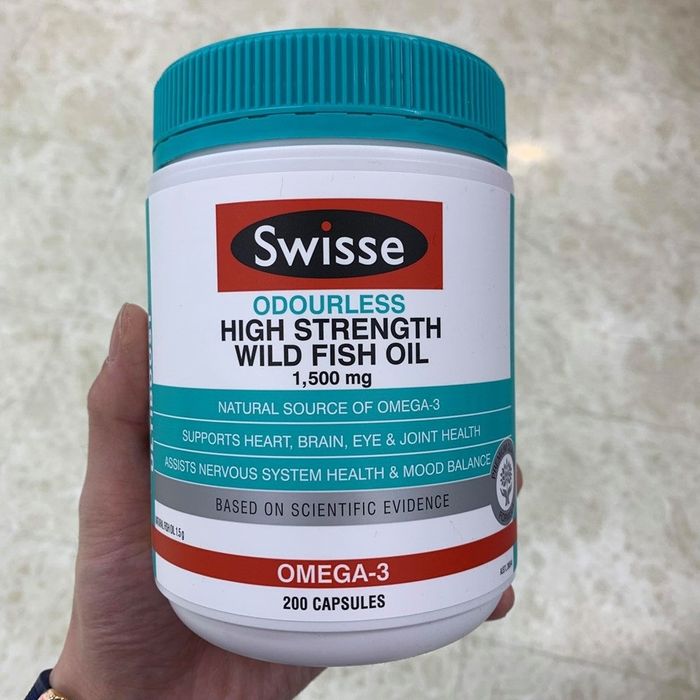 Hình ảnh minh họa Dầu Cá Swisse 1500mg không mùi (ảnh 2)