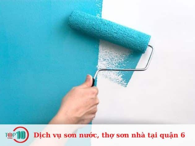 Đội ngũ thợ sơn chuyên nghiệp và dịch vụ sơn nhà chất lượng tại Quận 6