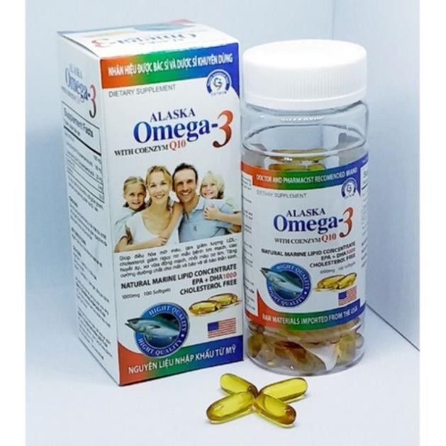 Viên uống dầu cá Alaska bổ sung Omega3 và Coenzyme Q10 - Ảnh minh họa 2